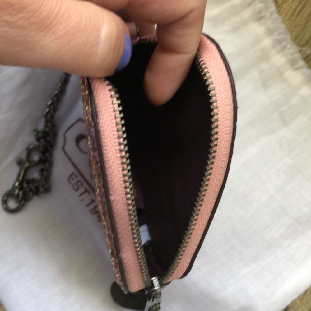 Coach strawberry card chain purse - Picture 3 of 3